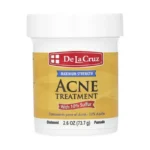 De La Cruz, acne ointment with 10% sulfate, for maximum effectiveness, 2.6 oz (73.7 g)