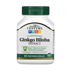 21 Sentry, Ginkgo biloba leaf extract, standardized, 60 vegetarian capsules