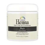 Rainbow Research, henna, hair color and conditioner, black, 4 oz (113 g)