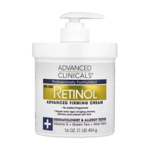 Advanced Clinicals, Retinol, Advanced Firming Cream, 16 oz (454 g)