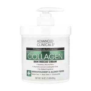 Advanced Clinicals, Collagen, Skin Treatment Cream, 16 oz (454 g)