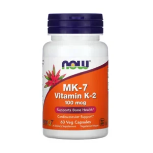 NOW Foods, MK-7 Vitamin K-2, 100mg, 60 Vegetarian Capsules