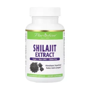 Paradise Herbs, Shilajit Mineral Tar Extract, 250 mg, 60 vegetarian capsules