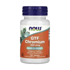 Now Foods, Chromium GTF, 200 mcg, 100 tablets