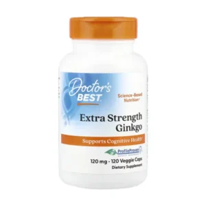 Dr.’s Best, Ginkgo Extra Strength, 120 mg, 120 vegetarian capsules