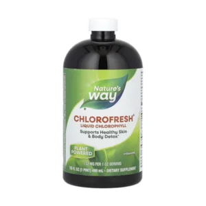 Nature’s Way, Chlorofresh, Liquid Chlorophyll, Unflavored, 132 mg, 16 fl oz (480 ml)