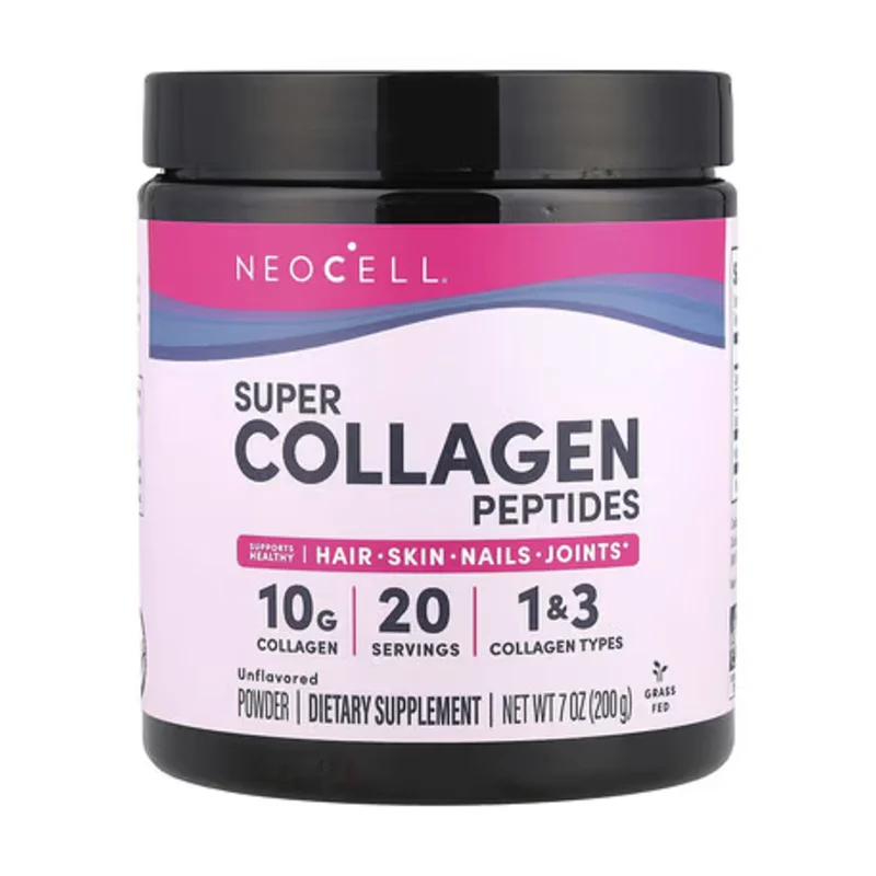 alw-7356-800 Neocell, Super Collagen Peptides, Flavor Free, 7 oz (200 g) - Image 1