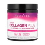 نيوسيل‏, Super Collagen مع فيتامين جـ وحمض الهيالورونيك، 6.9 أونصة (195 جم)