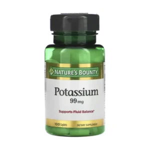 Natures Bounty, Potassium, 99 mg, 100 capsules