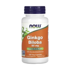 Now Foods, Ginkgo, 60mg, 120 vegetarian capsules