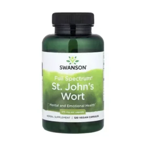Swanson, St. John’s Wort Full Spectrum®,,St. John’s Wort 375mg, 120 Vegetarian Capsules