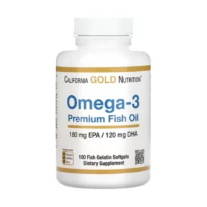 California Gold Nutrition, Premium Omega-3 Rich Fish Oil, 2,200 mg, 100 fish gelatin softgels (1,100 mg per softgel)