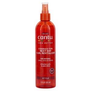 Cantu, Shea Butter for Natural Hair, Curl Restoration, Next Day Curl Booster, 12 fl oz (355 ml)