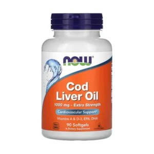 Now Foods, Cod Liver Oil, Extra Strength, 1,000 mg, 90 Softgels