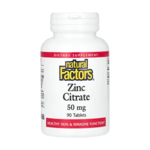 Natural Factors, Zinc Citrate, 50 mg, 90 tablets