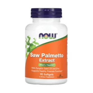 Now Foods, Saw Palmetto Extract with Pumpkin Seed Oil and Zinc, 160 mg, 90 softgels
