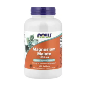 NOW Foods, Magnesium Malate, 1000 mg, 180 tablets