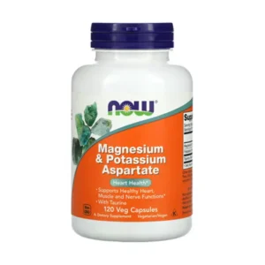 Now Foods, Potassium and Magnesium Aspartate, 120 vegetarian capsules