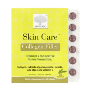 Collagen Filler, New Nordic, Skin Care, Collagen Filler, 60 tablets