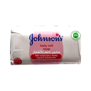 Johnson's Baby Soft Soap free from parabens and alcohol