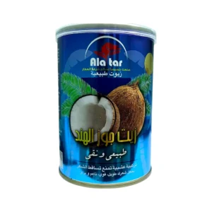 Image of Al Attar's natural coconut oil can