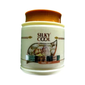 Silky Cool Garlic Oil Hair Cream jar