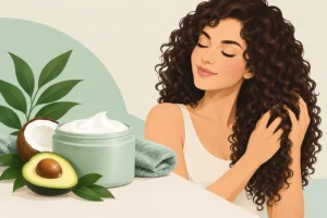 بلسم للشعر المجعد يرطب الخصلات دون إثقالها